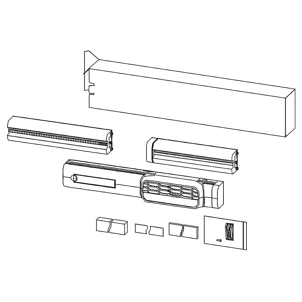 Frigidaire Part #5304509302, Room Air Conditioner Window Panel Kit | 27.50 x 5.50 x 3.50