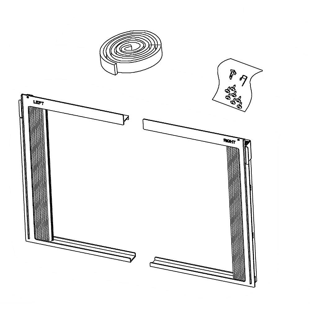 Frigidaire Part #5304515946, Room Air Conditioner Installation Kit | 21.10 x 15.30 x 2.50