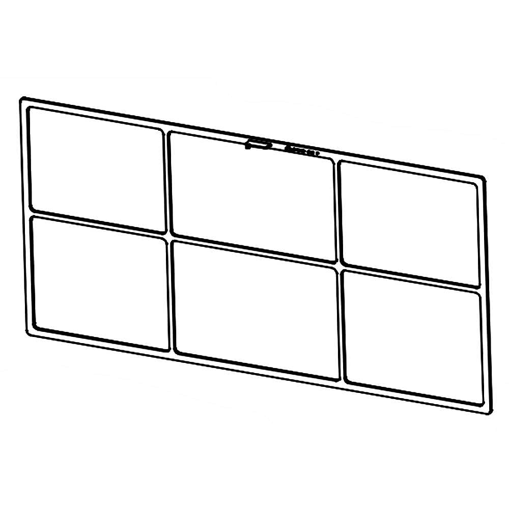 Part #5304525498, Room Air Conditioner Air Filter (Replaces 5304515953) / 17.15 x 8.55 x 0.60