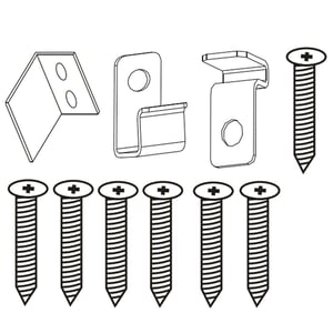 Hardware Kit,mounting ,screws/locks 5304515982