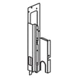 Bracket,clapboard ,side for Frigidaire FFRE1533U1E0 - Part 5304516338