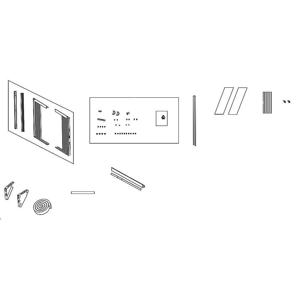 Frigidaire Part #5304516344, Room Air Conditioner Installation Kit | 25.10 x 15.40 x 3.10