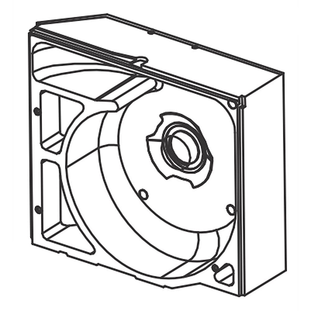 Frigidaire Part #5304516418, Air Duct, volute , rear | 18.90 x 15.70 x 5.00
