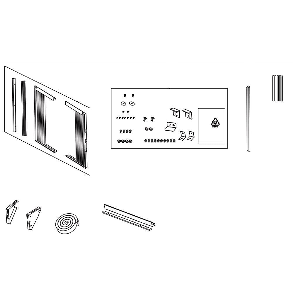 Part #5304516442, Installation Kit, window Mtg , complete