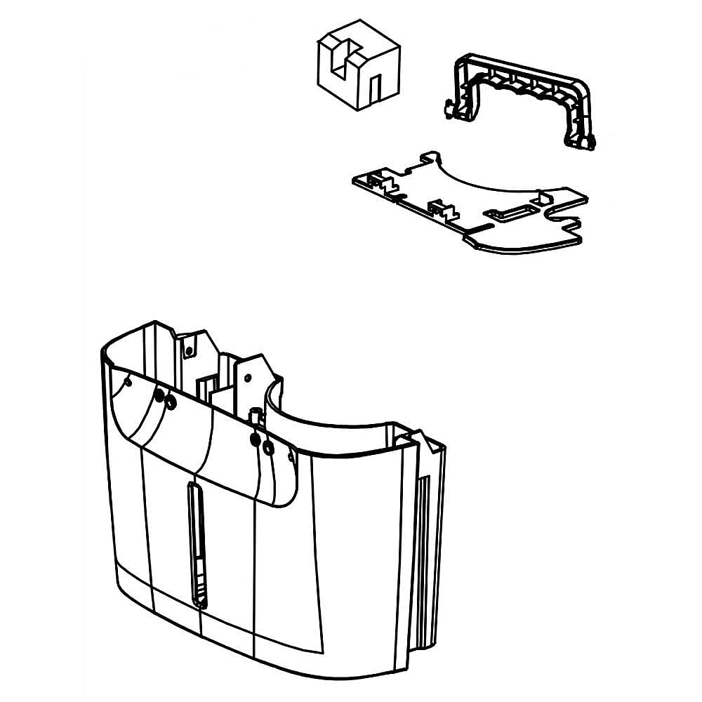 Part #5304516982, Dehumidifier Water Bucket Assembly / 15.70 x 12.35 x 6.55