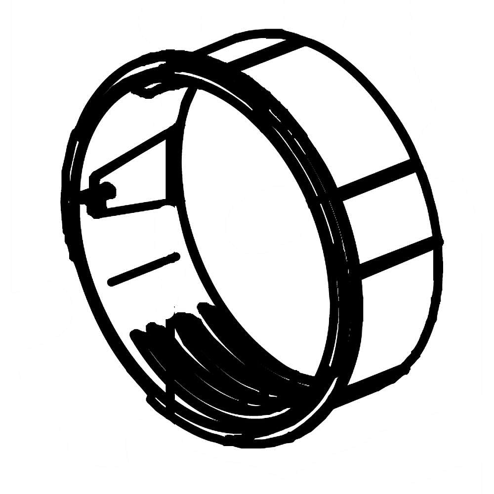 Frigidaire Part #5304518155, Room Air Conditioner Exhaust Hose Connector | 6.55 x 6.45 x 5.30