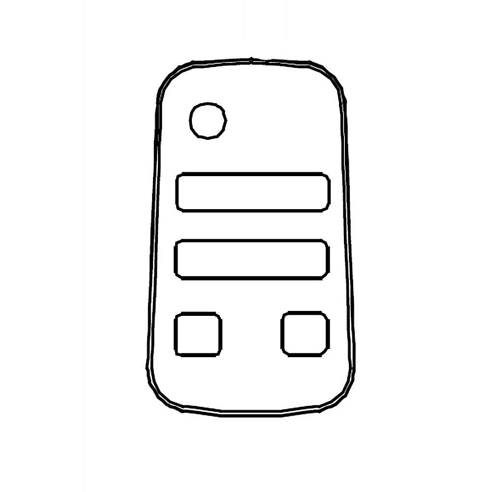 Part #5304520833, Room Air Conditioner Remote Control / 8.80 x 7.55 x 2.00