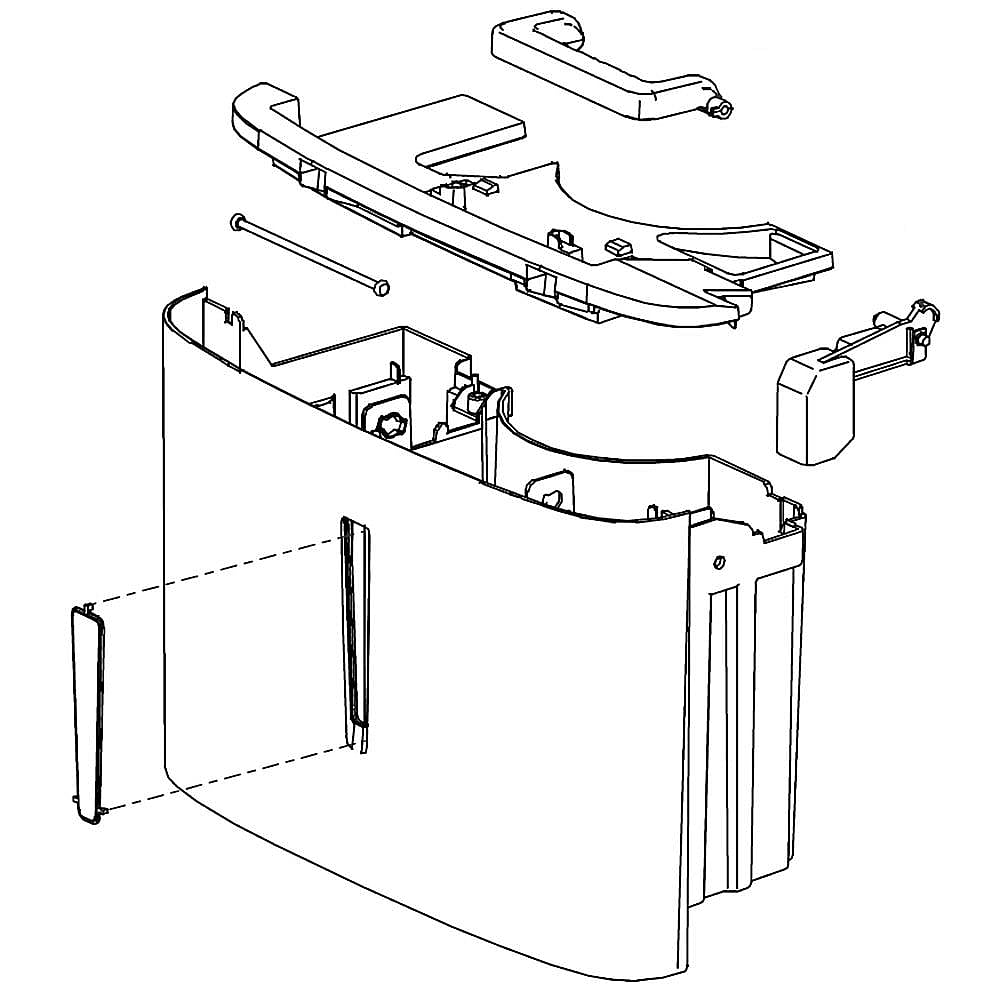 Dehumidifier Water Bucket Assembly 5304523399 parts Sears PartsDirect