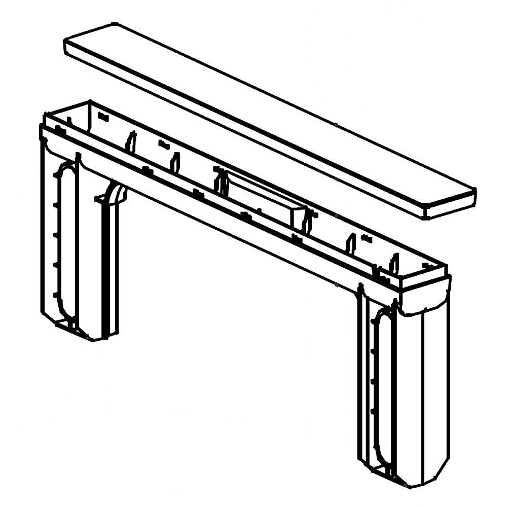 Frigidaire Part #5304523402, Handle, assembly