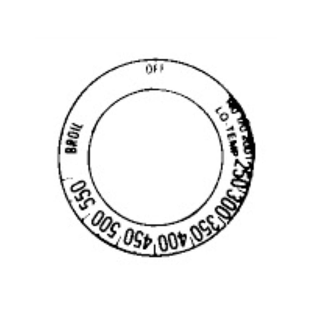 Part #4590-416, Robert Shaw Dial Overlay