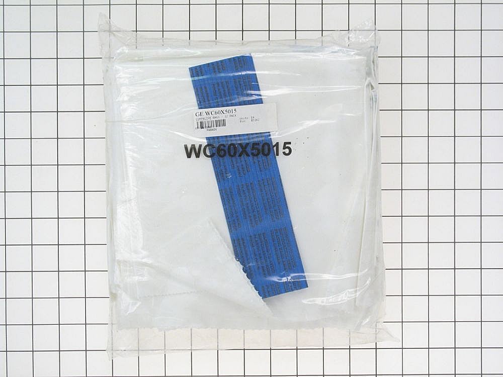 Part #wc60X5015, G.e. Trash Compactor Bag, 12-Pack / 12.50 x 9.30 x 1.70