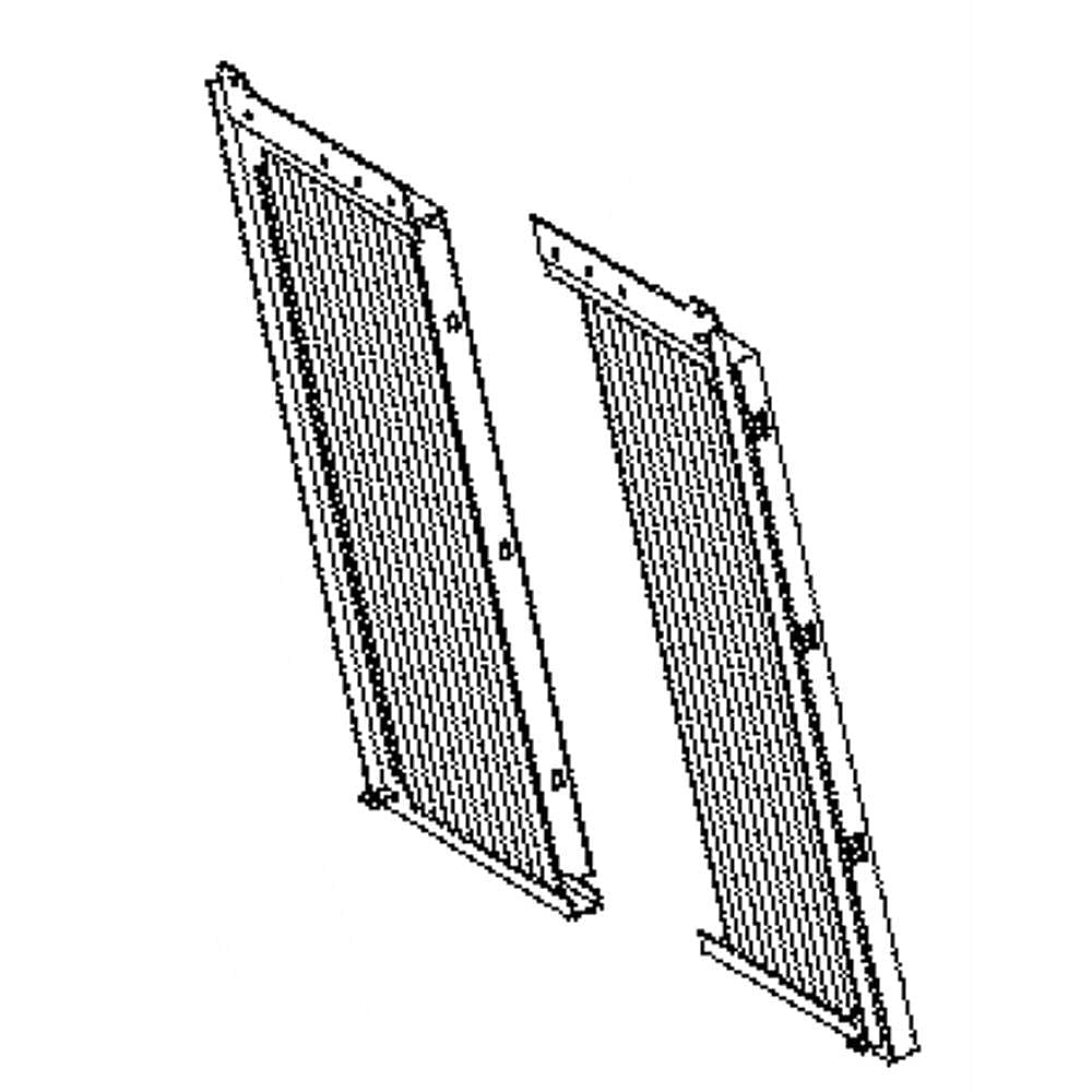 GE Part #wj01X10359, Curtain | 25.40 x 12.30 x 2.10