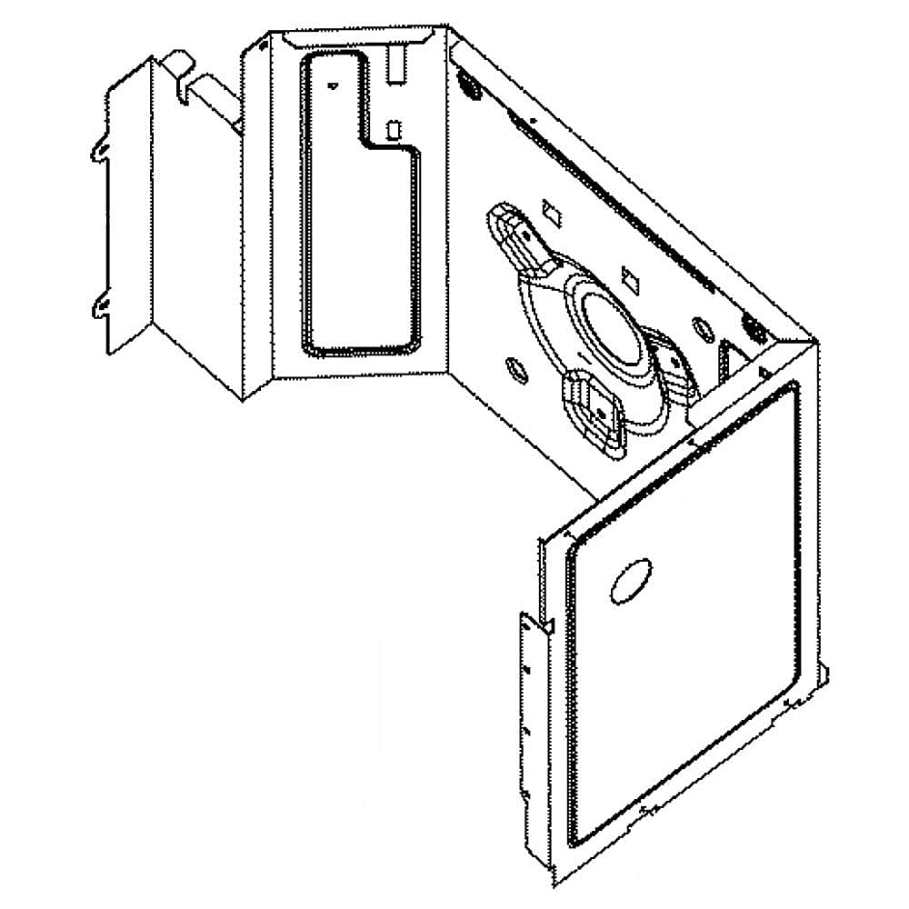 Part #wj01X20212, Motor Support / 24.70 x 17.90 x 11.80
