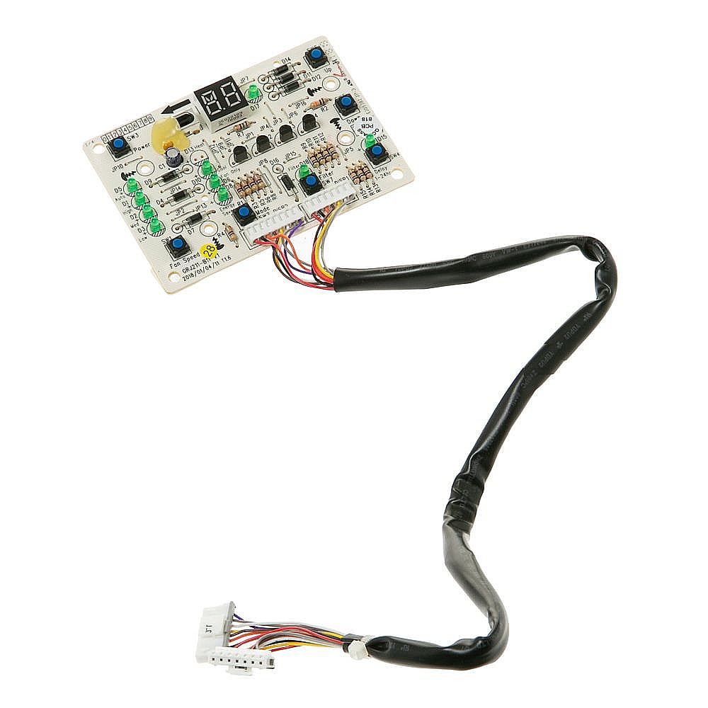 GE Part #wj26X21846, Room Air Conditioner Display Board | 6.30 x 4.60 x 2.50