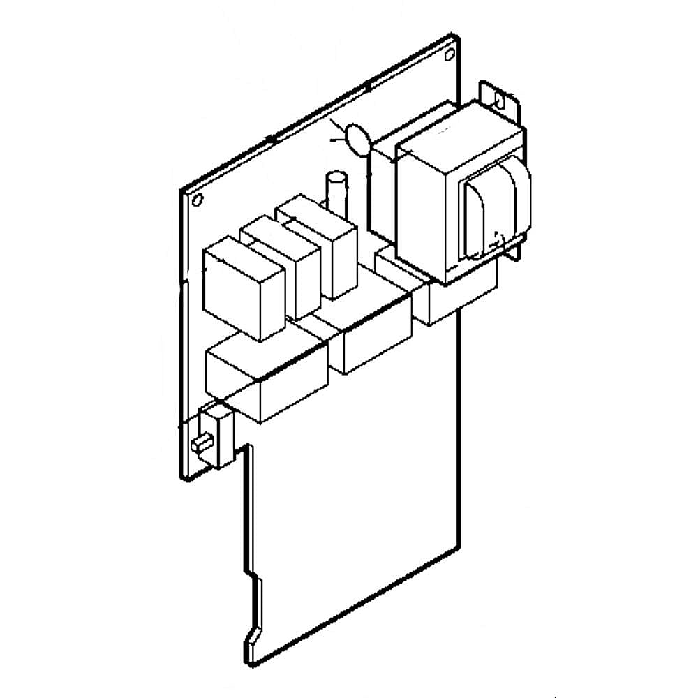 GE Part #wj28X10038, Control Unit | 8.80 x 6.10 x 2.70