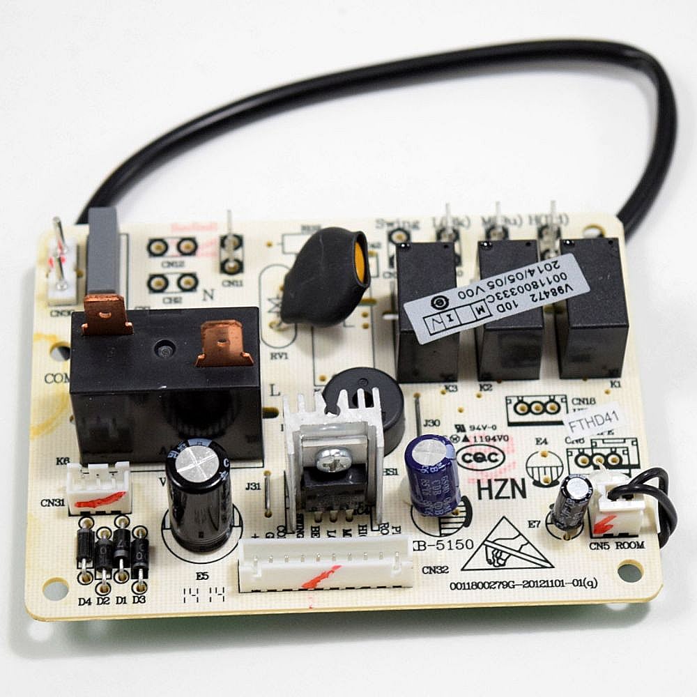 GE Part #wj29X20075, Room Air Conditioner Electronic Control Board | 4.60 x 4.20 x 3.70