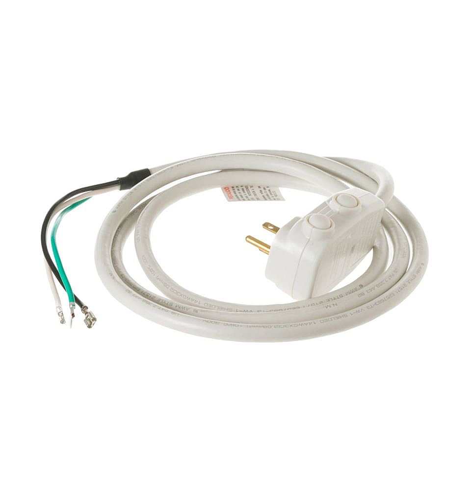 GE Part #wj35X10142, Room Air Conditioner Power Cord | 11.90 x 11.80 x 2.40