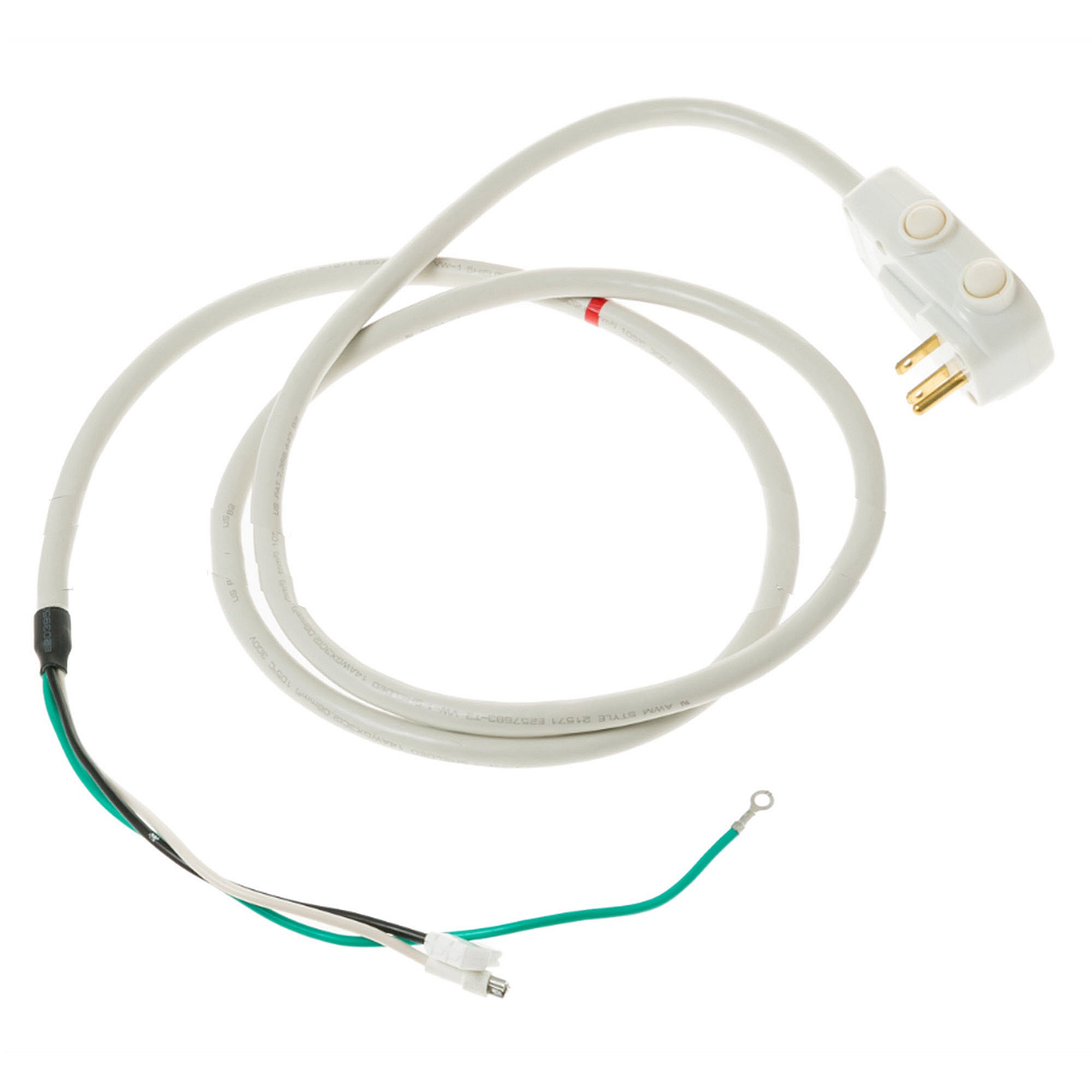 GE Part #wj35X10165, Power Cord | 11.00 x 9.50 x 2.40