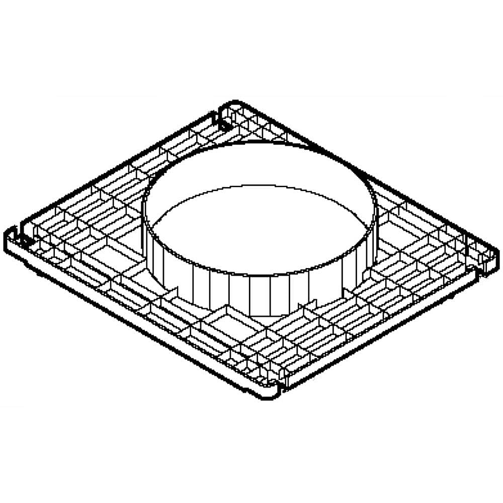 GE Part #wj50X10007, Duct Connect | 17.60 x 16.90 x 5.00
