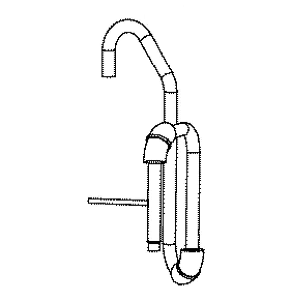 Part #wj53X21933, Inhalation Tube Sub Assy / 19.80 x 11.30 x 5.80