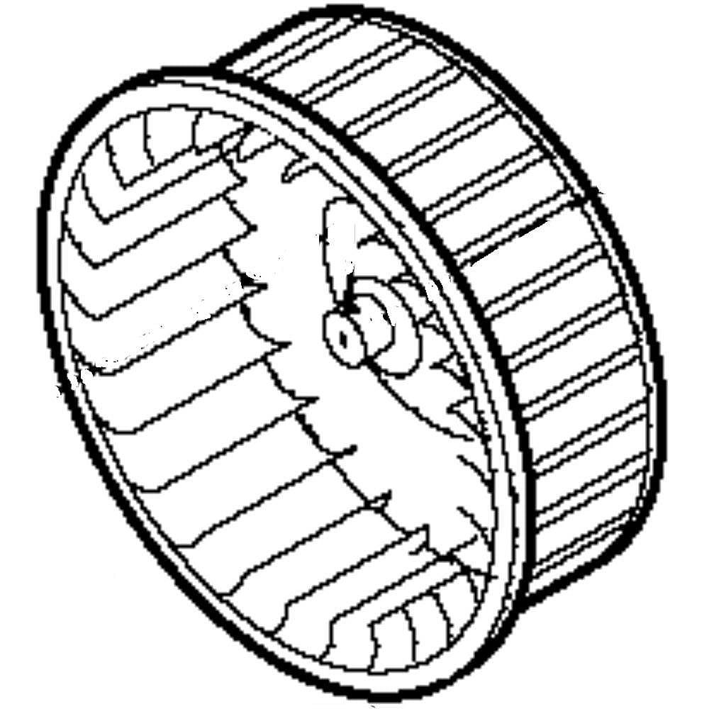 Part #wj73X10067, Blower Fan / 13.20 x 12.80 x 4.60