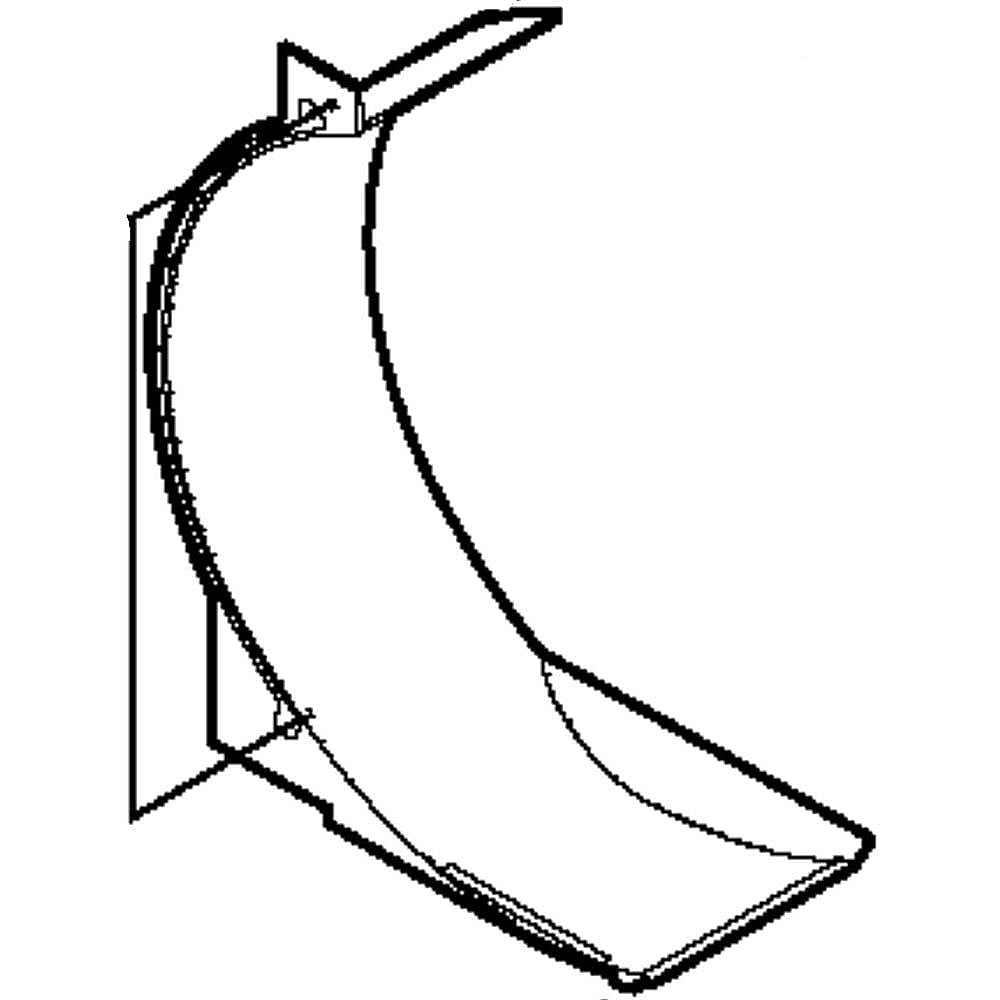 GE Part #wj76X10109, Fan Housing | 19.60 x 11.20 x 5.90