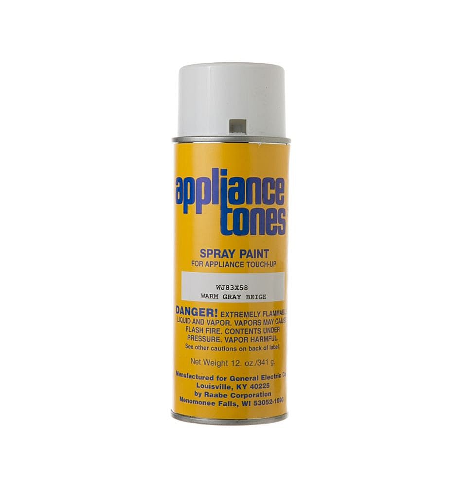 Part #wj83X58, Appliance Spray Paint (Warm Gray Beige) / 7.80 x 2.60 x 2.60
