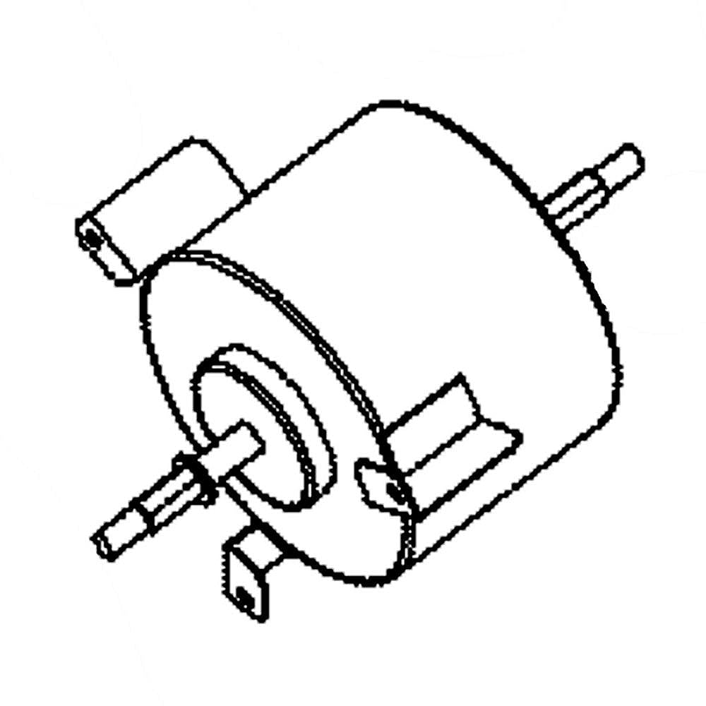 GE Part #wj95X10036, Fan Motor | 15.30 x 12.50 x 10.40
