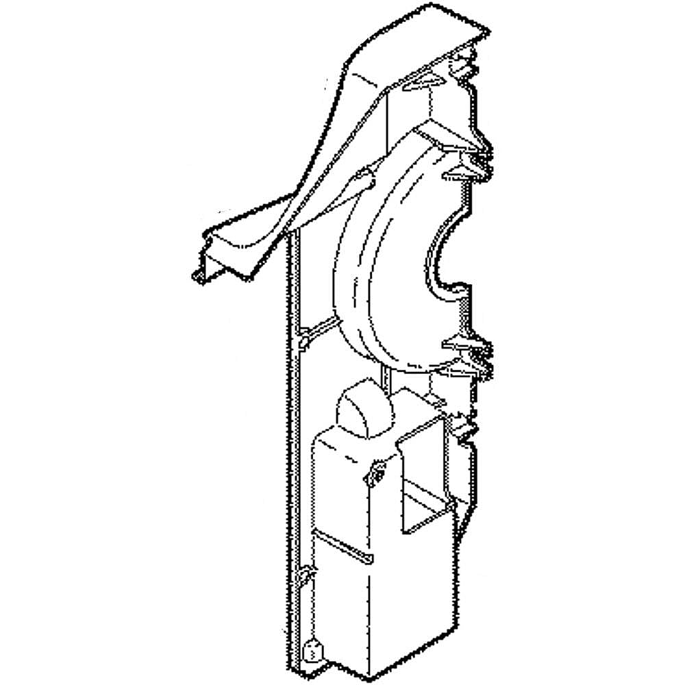 Photo of Part #wp76X24992, End Cap Right from Repair Parts Direct