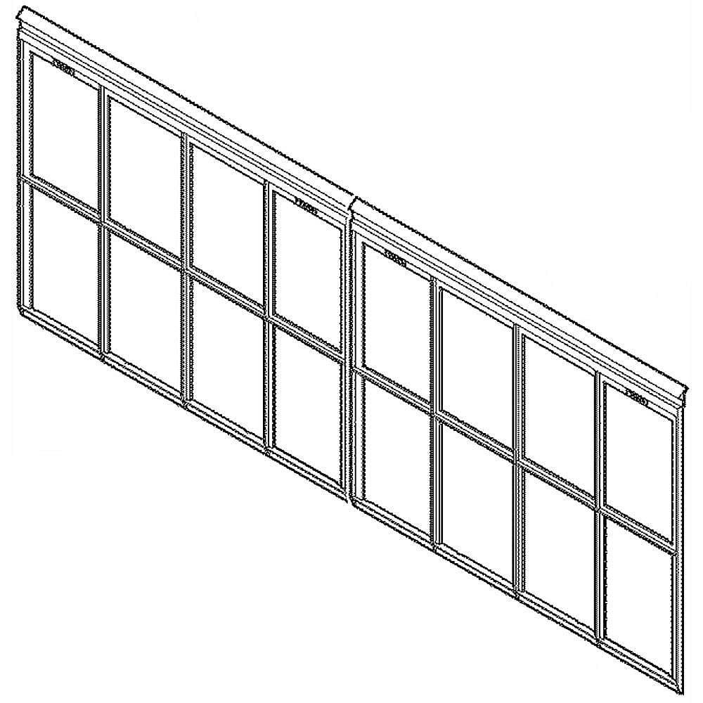GE Part #wp85X20858, Room Air Conditioner Air Filter | 17.30 x 14.00 x 1.00