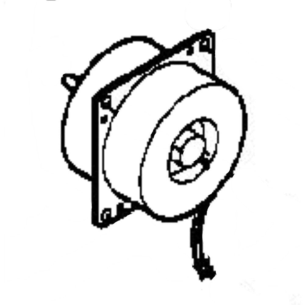 GE Part #wp94X10098, Room Air Conditioner Indoor Fan Motor | 6.70 x 5.10 x 5.10