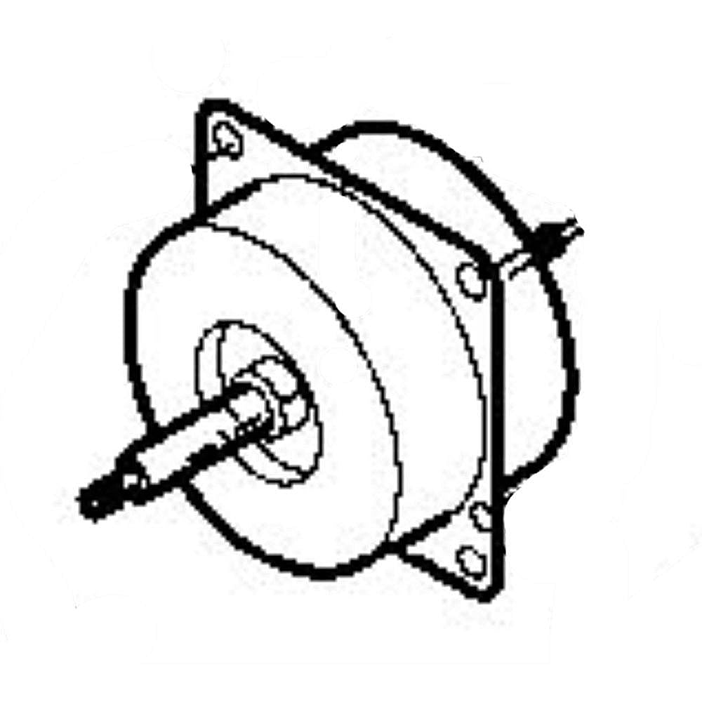 GE Part #wp94X10166, Room Air Conditioner Indoor Fan Motor | 6.60 x 6.50 x 6.00