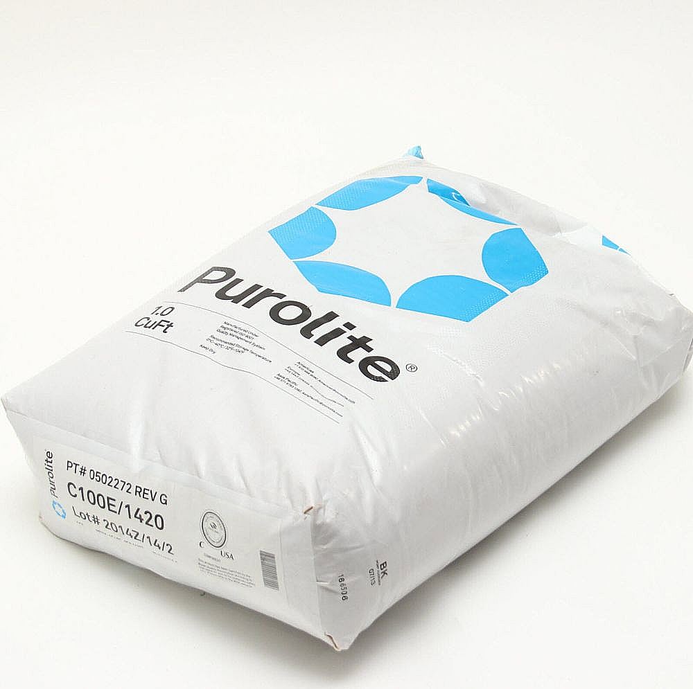 GE Part #ws01X10002, Water Softener Resin | 24.70 x 14.60 x 8.80