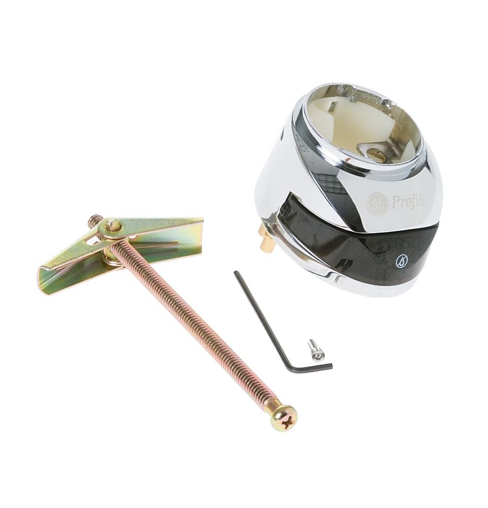Part #ws10X10045, Reverse Osmosis System Faucet Base (Chrome) | 8.00 x 7.50 x 2.30