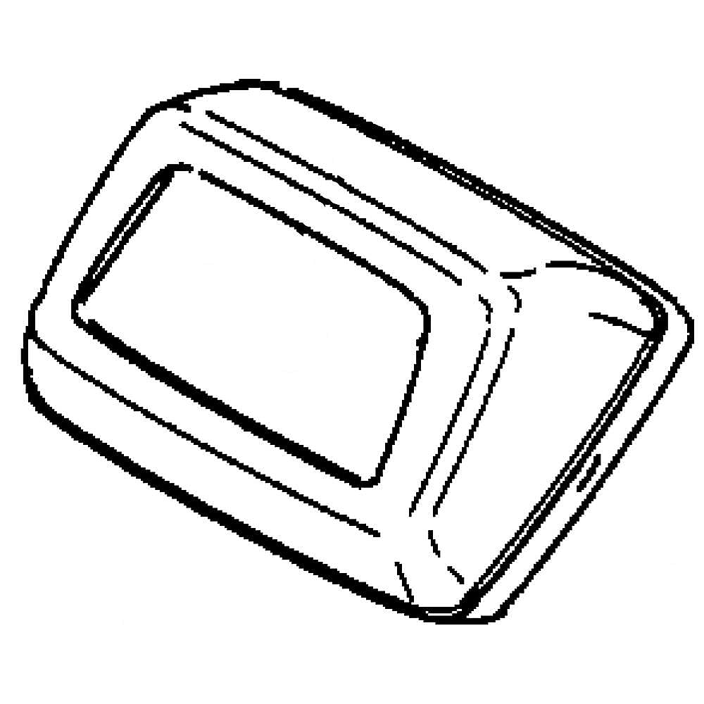 GE Part #ws31X10002, Control Cover | 12.90 x 12.90 x 4.50