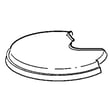 Hole Cover for GE GXSF27B00 - Part WS31X10010
