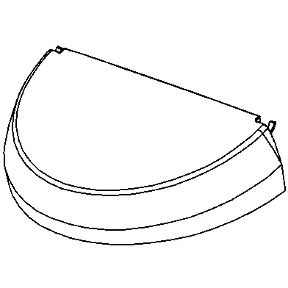 GE Part #ws31X10021, Water Softener Salt Tank Cover | 19.00 x 11.60 x 6.10