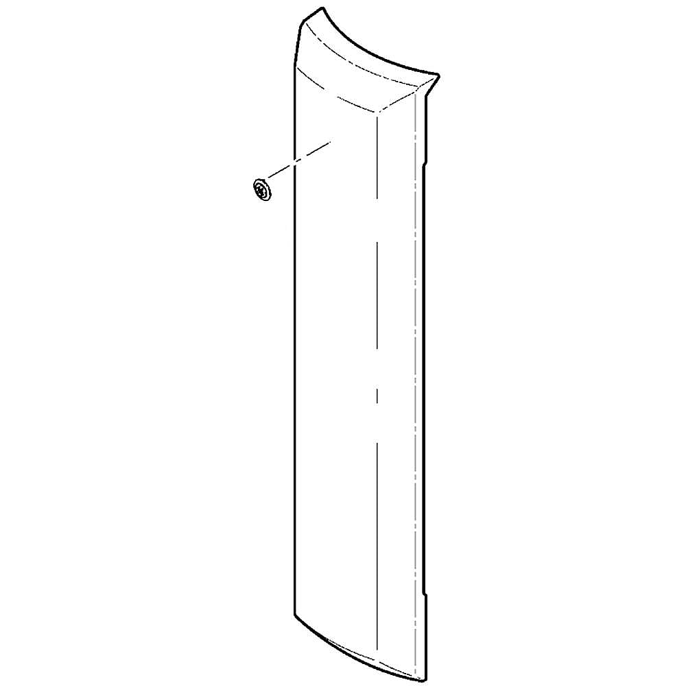 GE Part #ws31X10048, Cover | 47.40 x 12.70 x 6.40