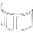 Shroud for GE GEH50DEEDSRA - Part WS31X10065
