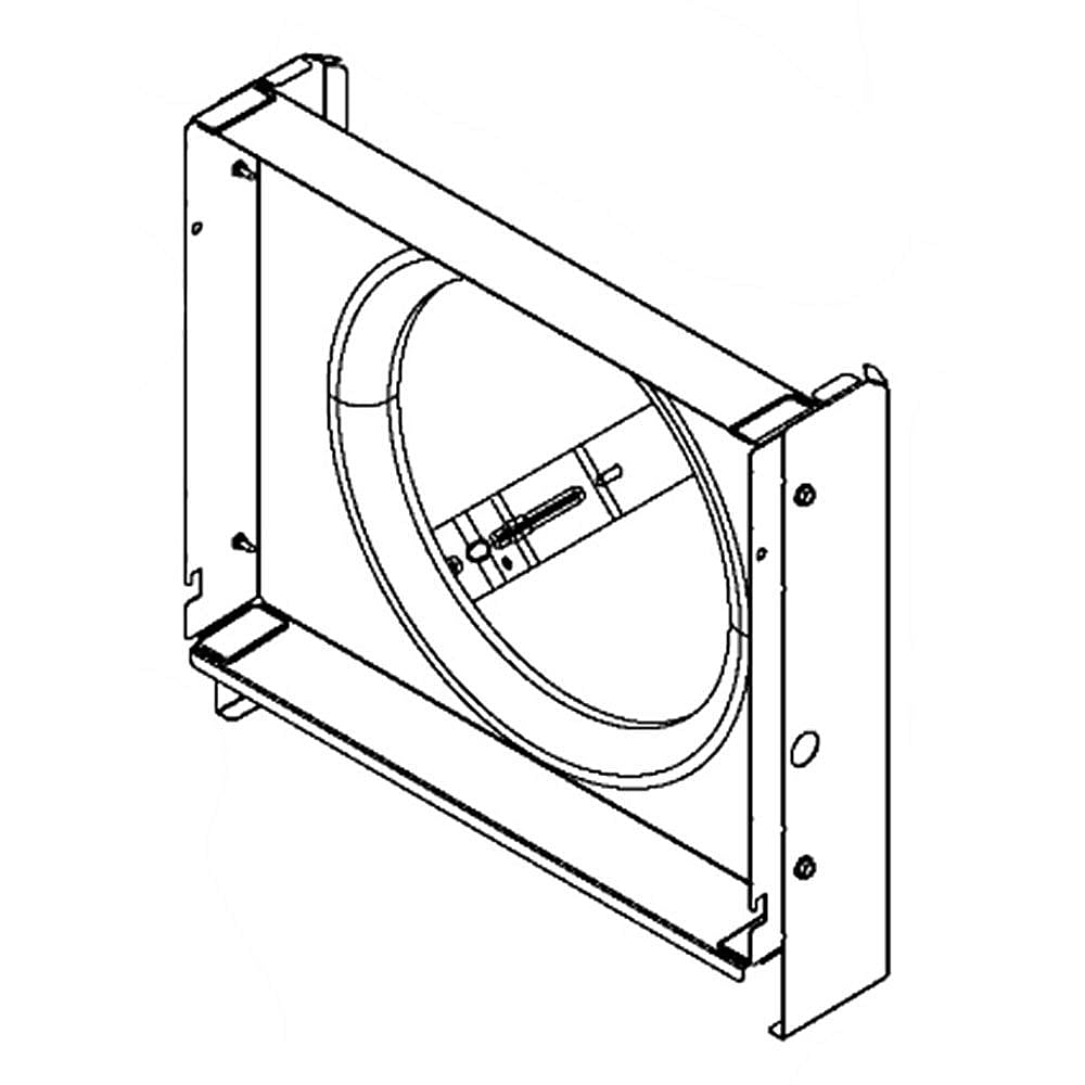 GE Part #ws35X10069, Fan Shroud | 21.10 x 12.60 x 7.20