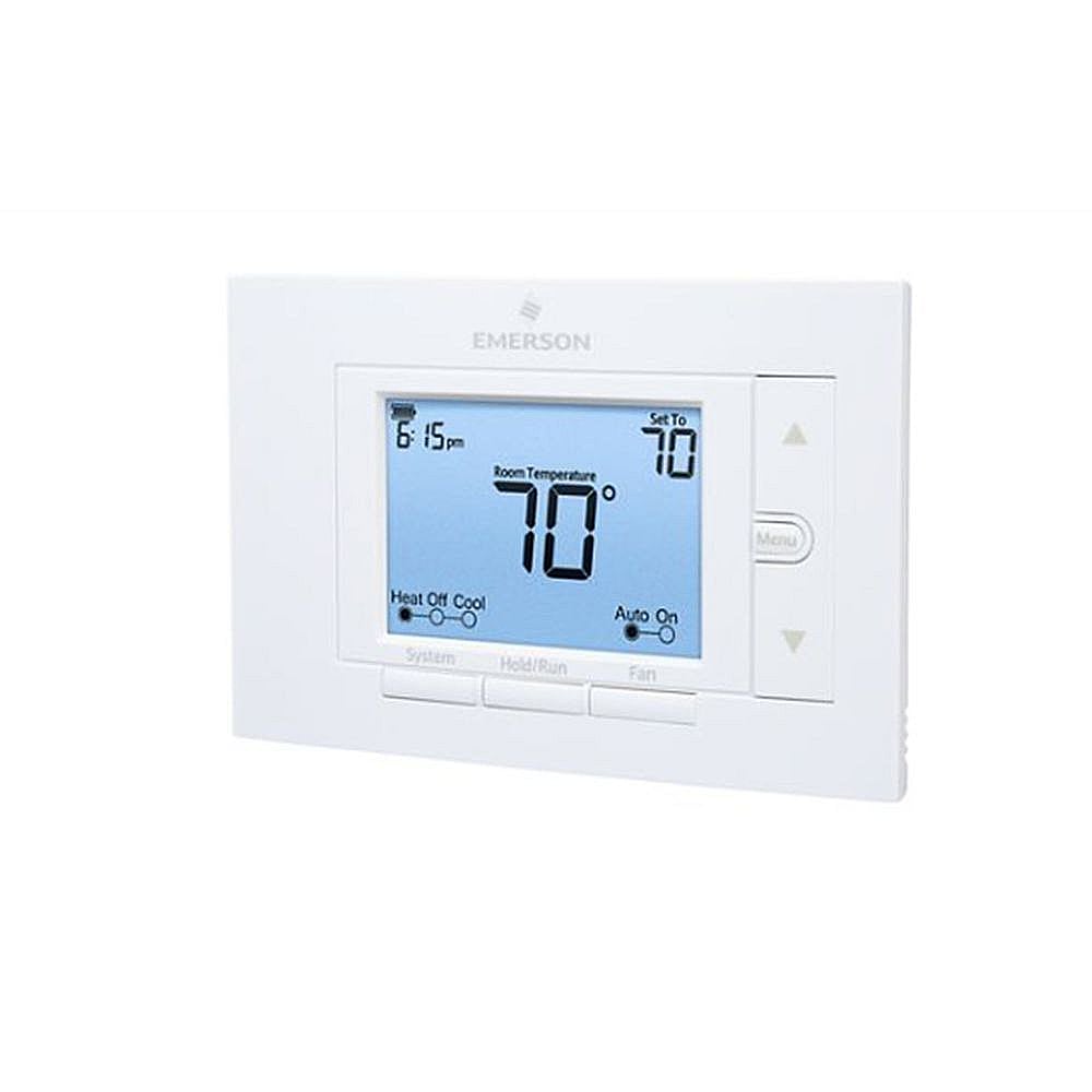 GE Part #1F85U-42Pr, White-Rodrs Emerson 80 Series 5 Display | 10.40 x 6.30 x 3.90