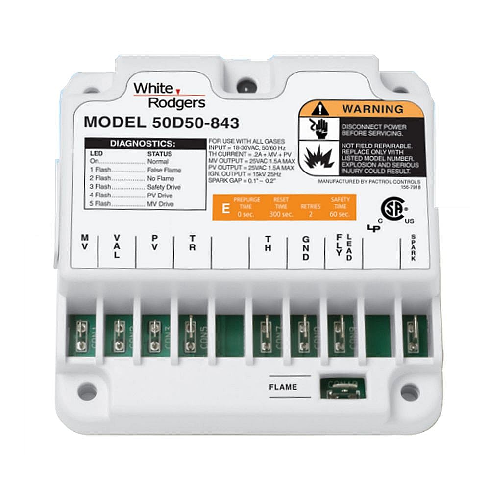 Part #50D50-843, White-Rodgers Module
