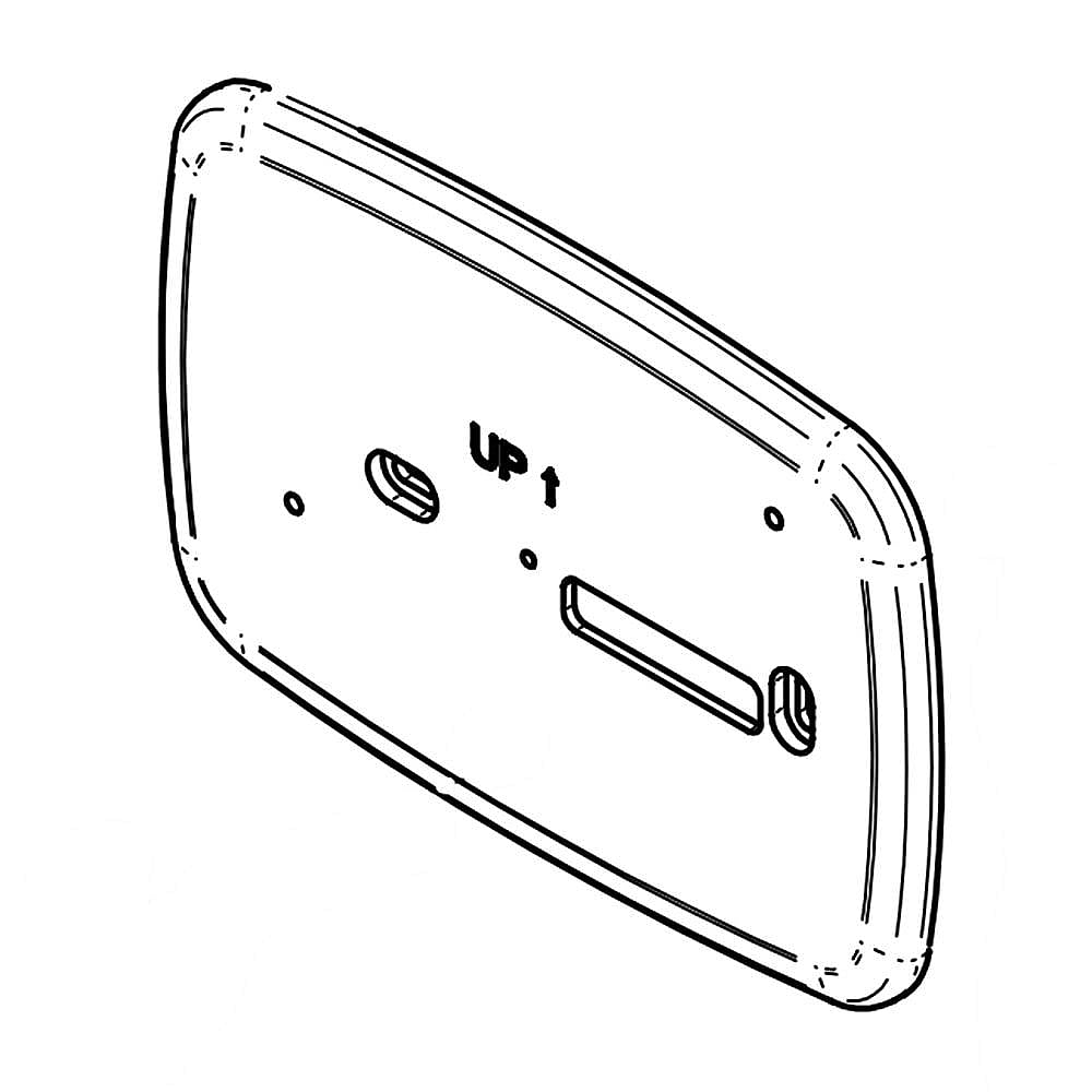 Part #f61-2510, White-Rodgers Wallplate For All Classic 1F
