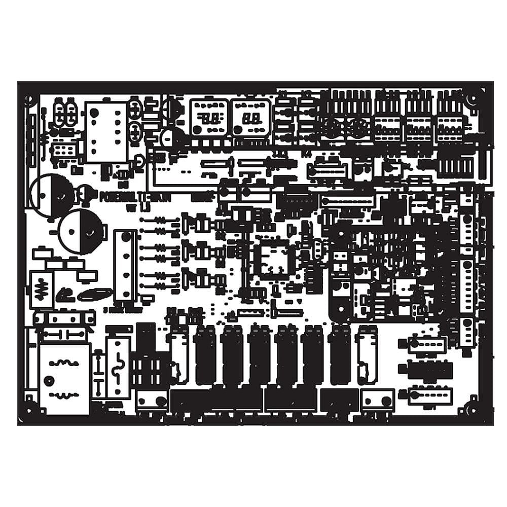 Part #db93-07456C, Room Air Conditioner Electronic Control Board Assembly