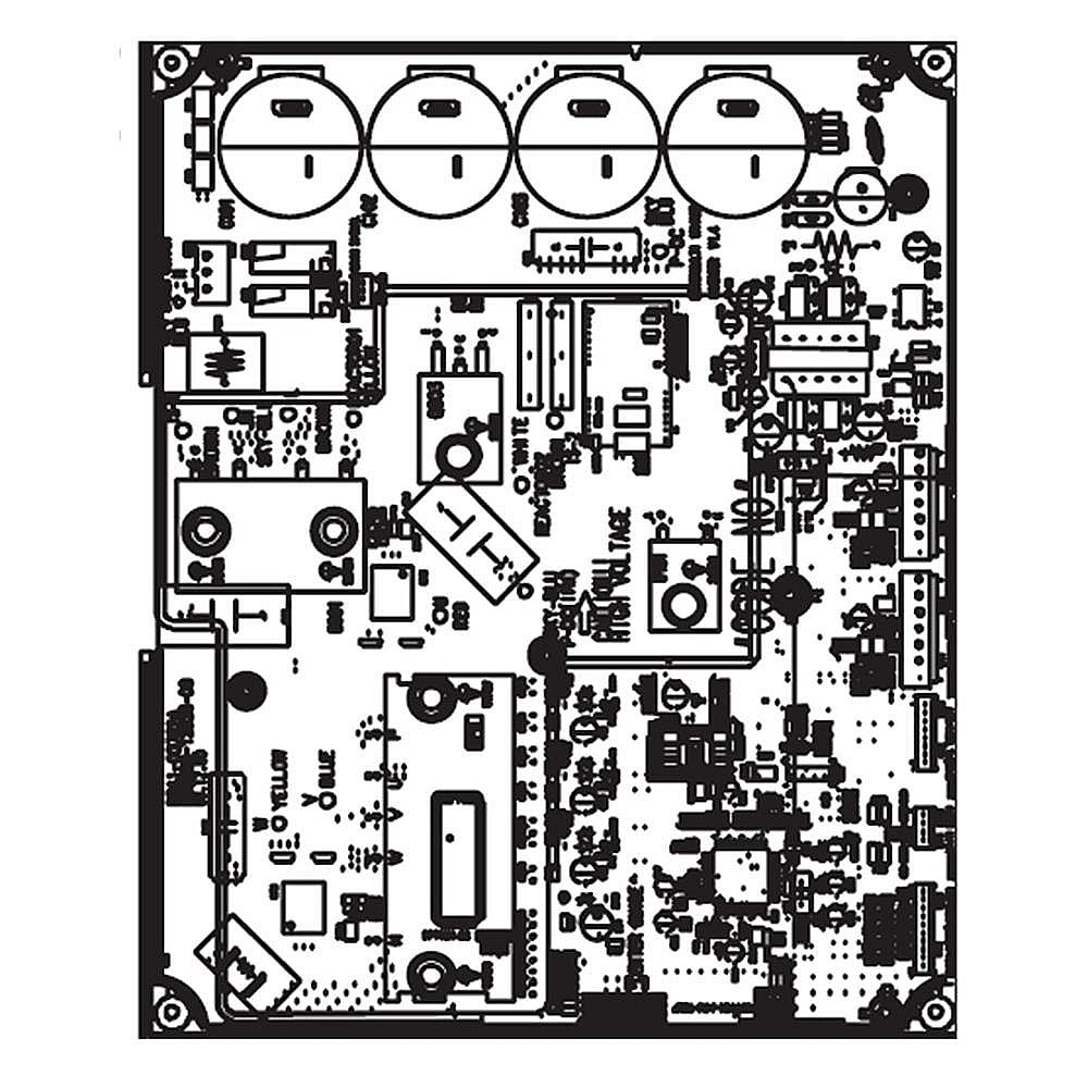 Part #db93-12760J, Room Air Conditioner Electronic Control Board