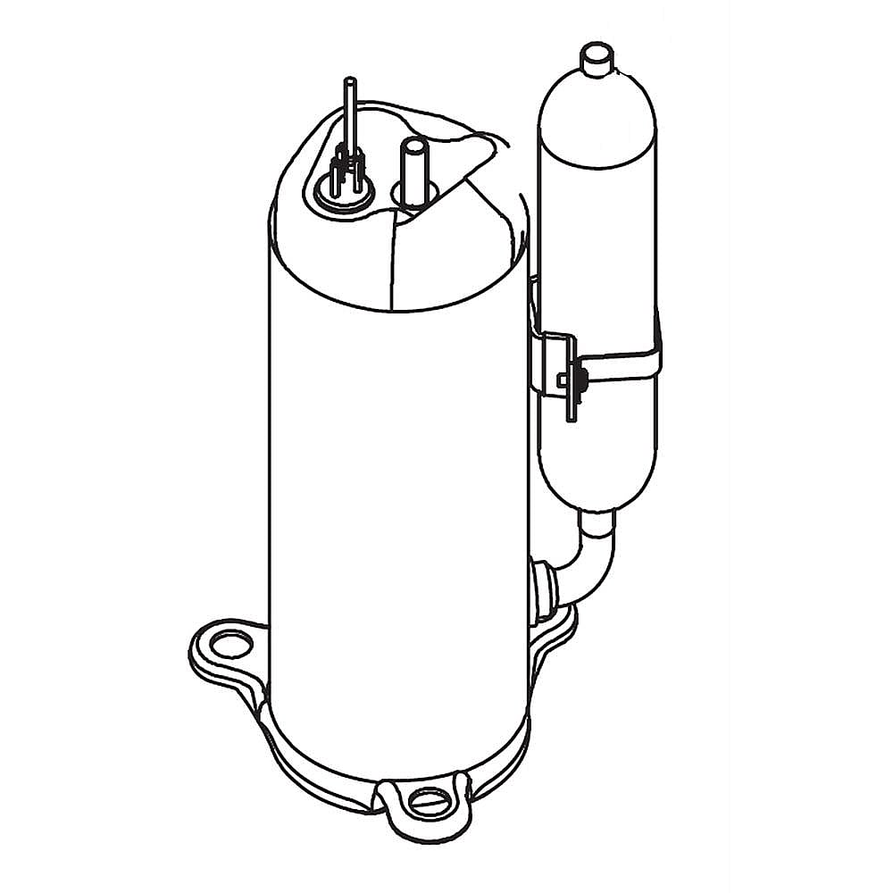 Part #ug4T150Lnbeq, Room Air Conditioner Compressor