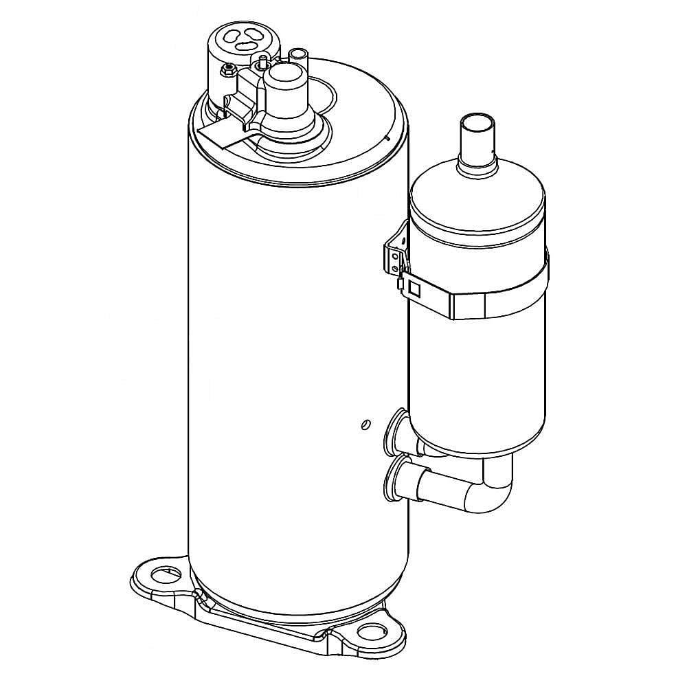 Part #ug8T300Fubju, Room Air Conditioner Compressor