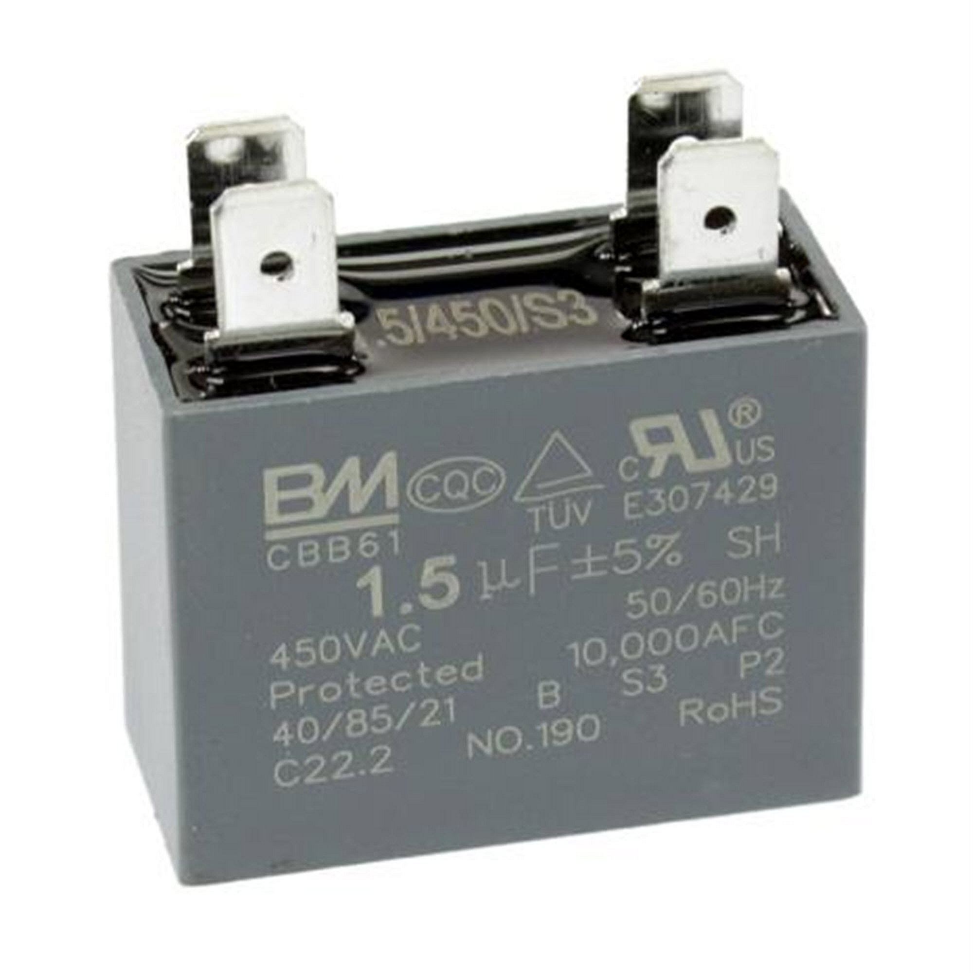 Part #17400101000081, Midea Capacitor (Fan Motor - 1.5Uf/4