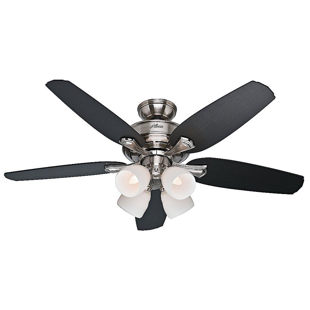 Hunter Ceiling Fan w/ Optional 4-Light Kit, 52-in | Part ...