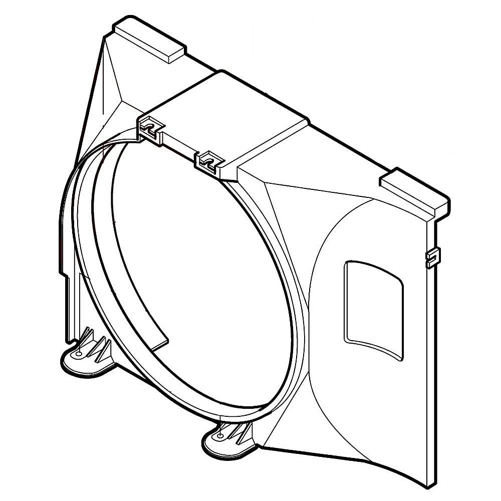 Room Air Conditioner Condenser Fan Shroud